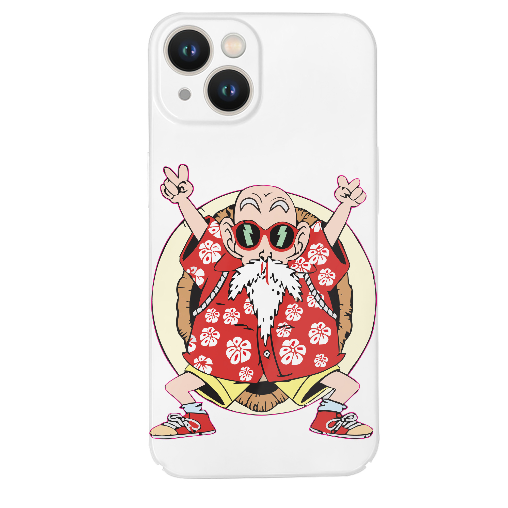 （画像用） ドラゴンボール 亀仙人（かめせんにん） DRAGON BALL Master Roshi Kame Sennin 【iPhone 14シリーズ対応】ハードケース